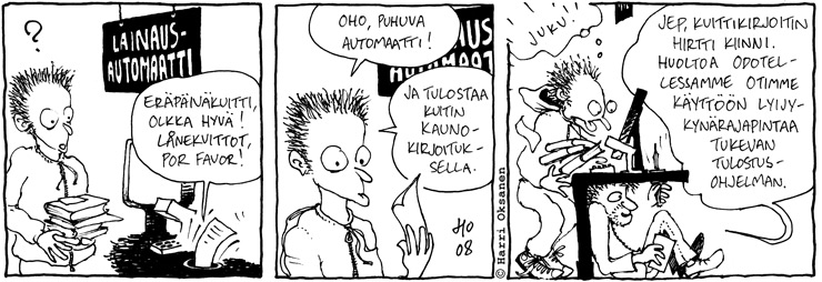 Yksilöllistä palvelua lainausautomaatilla