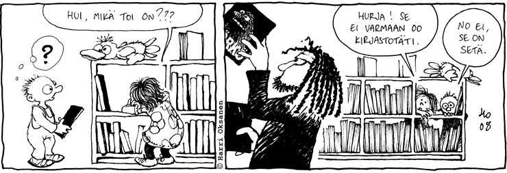 Kummallinen kirjastotäti