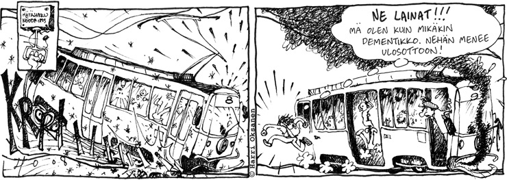 Dementikko ratikassa