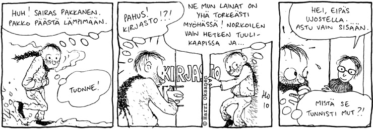 Piipahdus kirjastoon