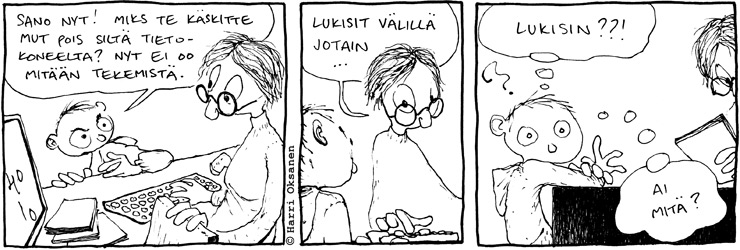 Lukemista kirjastosta???