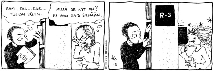 Se vain pisti silmään hyllystä