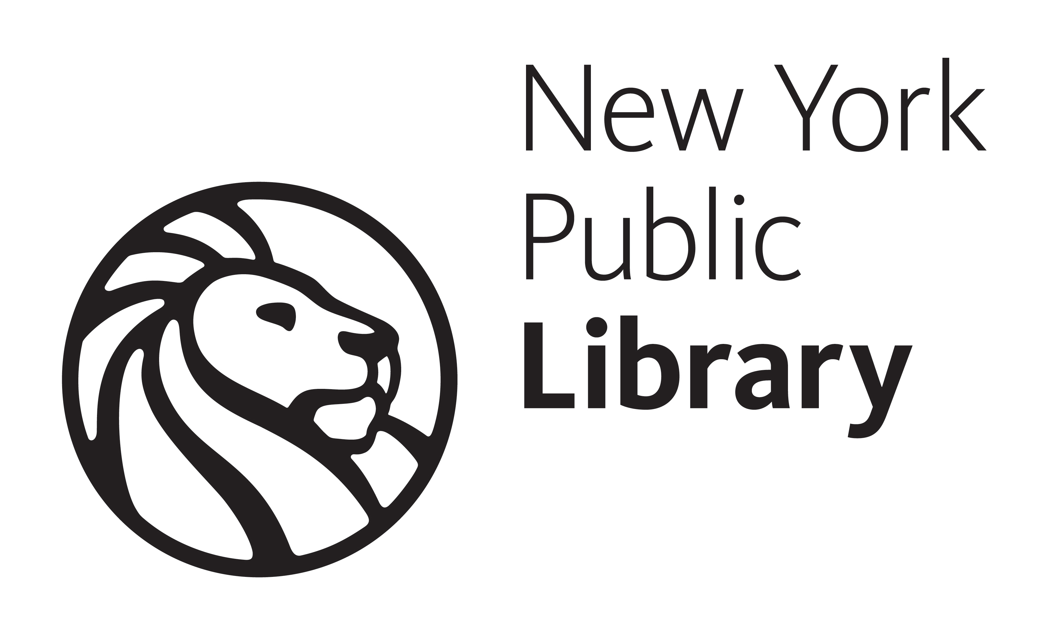 New Yorkin yleisen kirjaston logo, leijona.