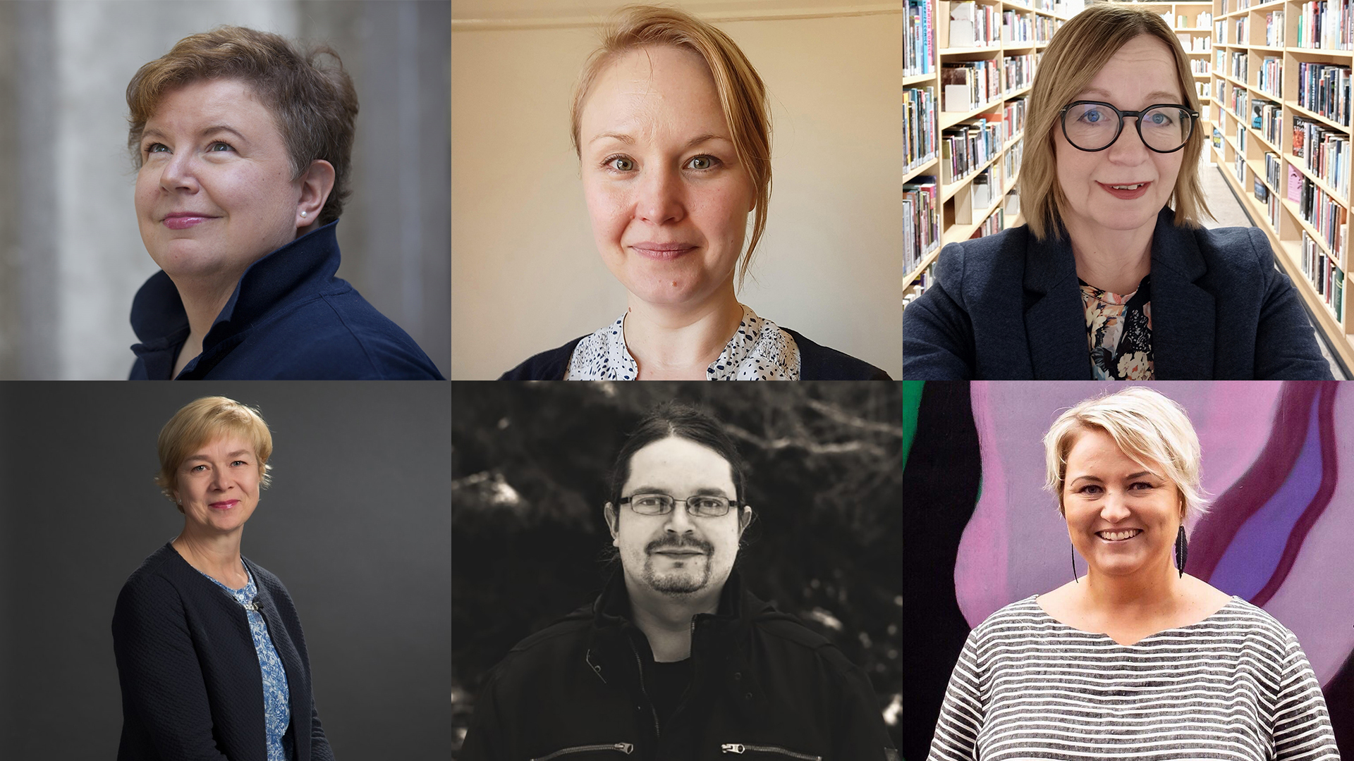 E-kirjastohankkeen projektiryhmä.