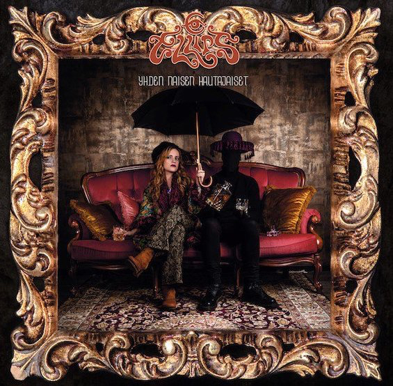 Yhden naisen hautajaiset -levyn kansikuva