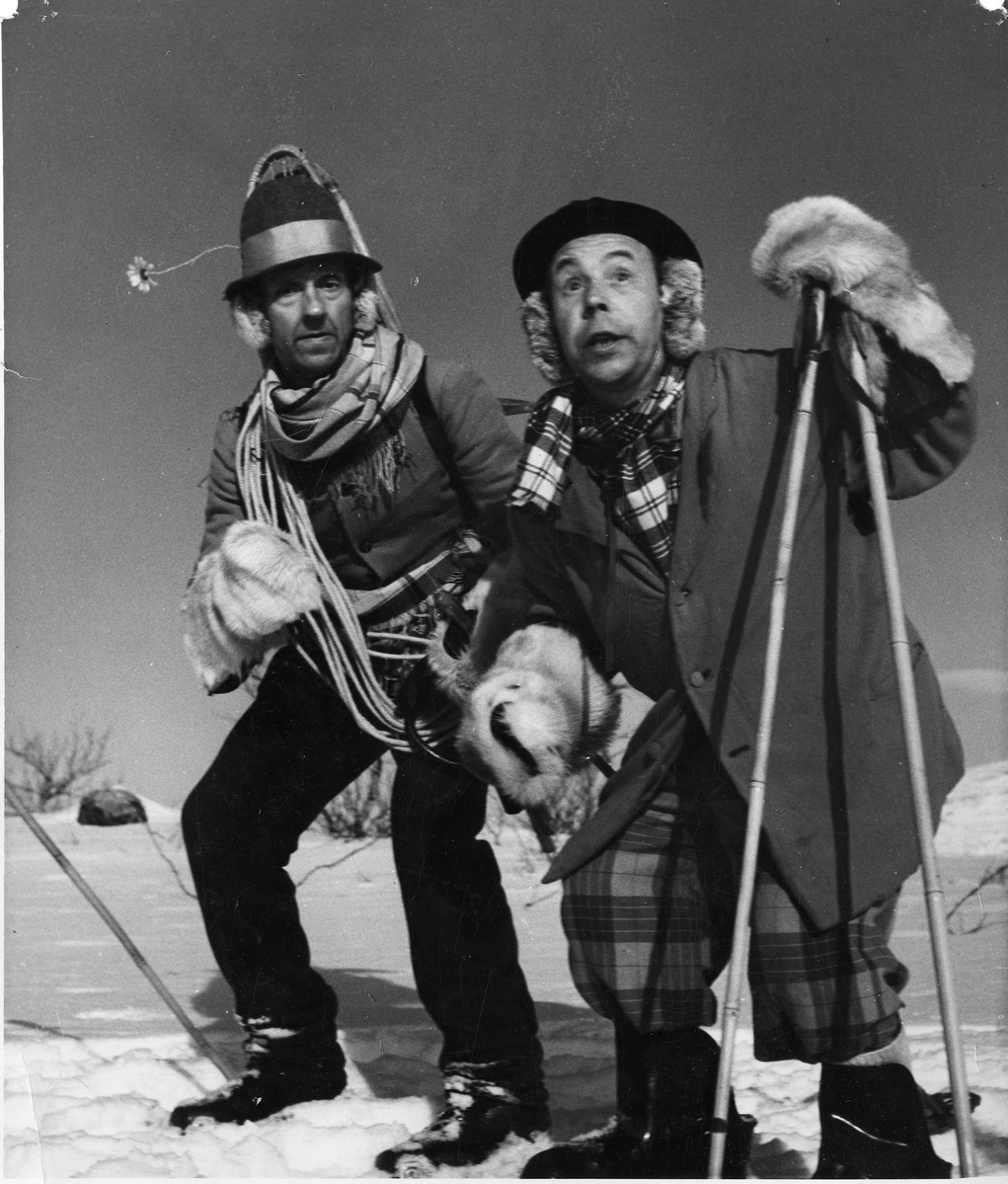 Pekka ja Pätkä lumimiehen jäljillä mainoskuva